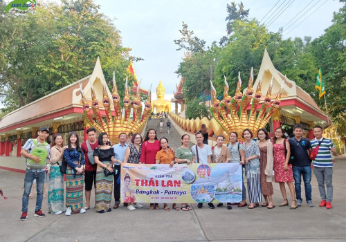 Hình ảnh kỷ niệm đoàn Thái Lan khởi hành ngày 1-5-2019